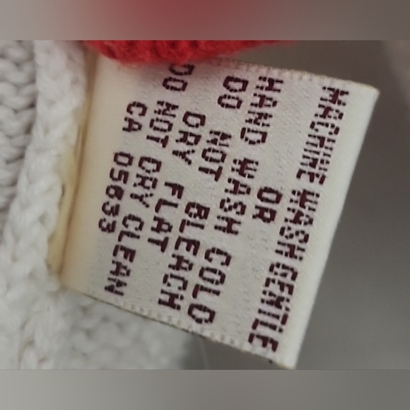 Susan Bristol Cardigan with Red Trim and Floral Hand Embroidery - Picture 10 of 13